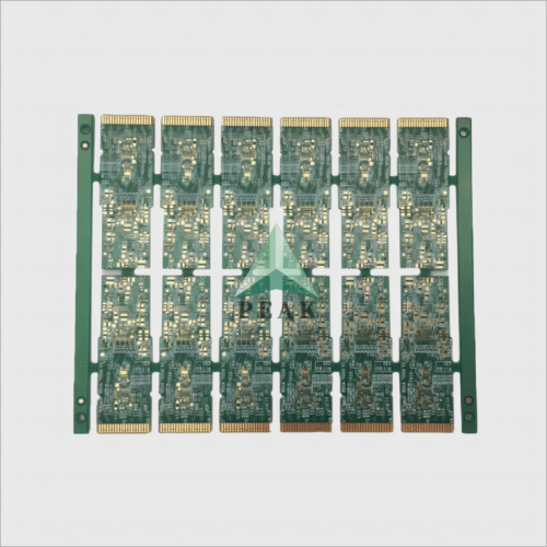 Advanced 8 Layers Optical Module Step Gold Finger Megtron7 High Speed PCB