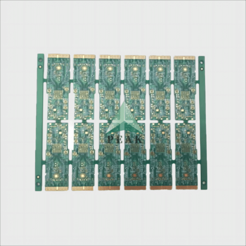 Advanced 8 Layers Optical Module Step Gold Finger Megtron7 High Speed PCB