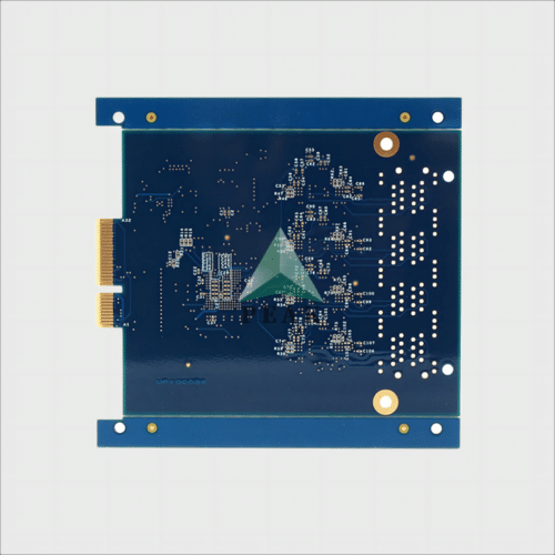 Gold Finger Hard Gold 30u+ENIG 1u 8 Layers Rigid Blue Multilayer PCB