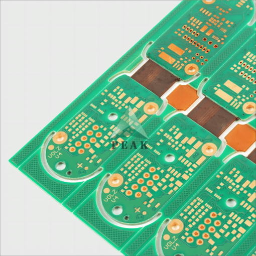 4 layers 2oz Thick-Copper FR4 IT180A+PI Rigid-Flex Circuit Board Custom