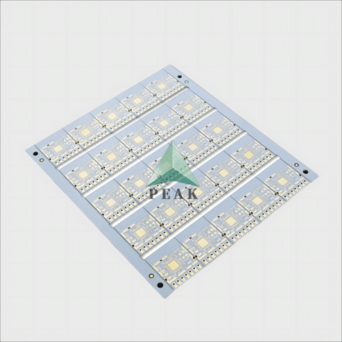 Advanced Double Side Aluminum-Based Plated Half Holes ENIG 1u White PCB