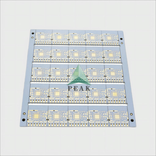 Advanced Double Side Aluminum-Based Plated Half Holes ENIG 1u White PCB