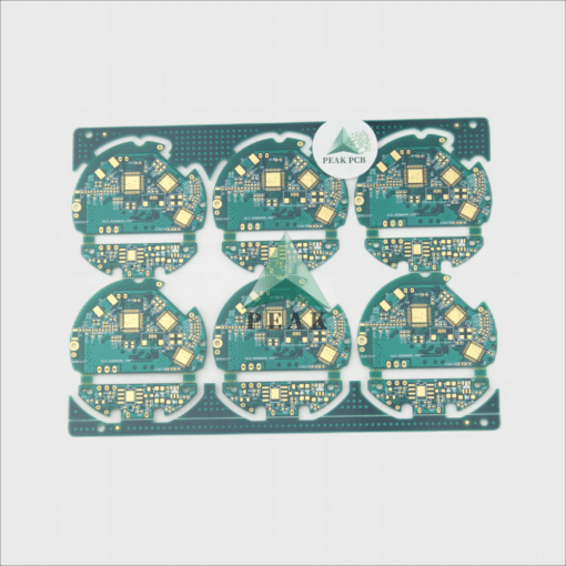 Intelligent Robots 6 Layers Fully Halogen-Free ENIG 1u Rigid Multilayer PCB