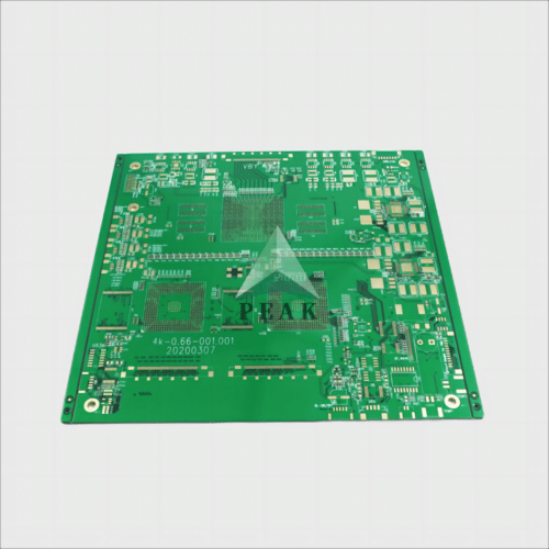 Customized 12 Layers ENIG 1u TG170 Min. Line Spacing 2.8mil PCB