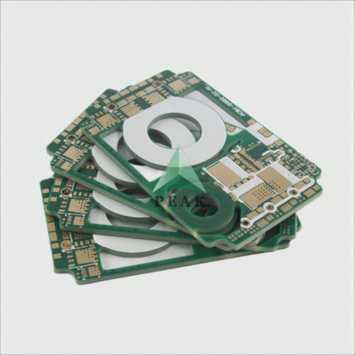 8 Layers 1+N+1 Structure (L1-2;L2-7;L7-8) 4/1/1/4oz Thick-Copper HDI PCB