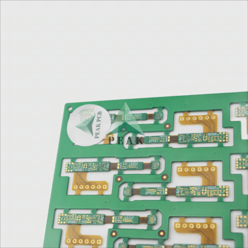 4 Layers 1+N+1 Structure (L1-2;L2-3;L3-4) Small Format ENIG HDI Rigid-Flex PCB