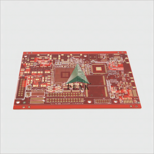 Industrial Equipment IT180A Immersion Gold 10 Layers POFV Rigid PCB