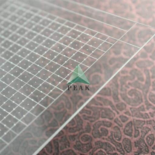 Customized Double-Side Laser Cutting Transparent Glass Printed Circuit Board