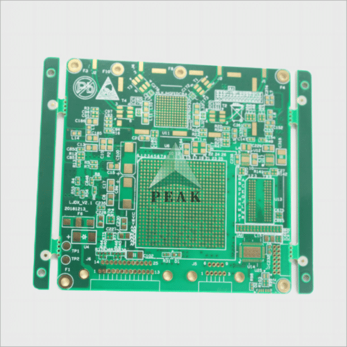 14 Layers Rogers 4350B+FR4 TG170 Hybrid Lamination POFV ENIG Rigid PCB