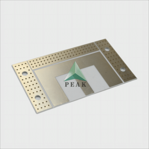 Ceramic-Based Laser Cutting Immersion Gold 2u 1.0mm Thickness Double Side PCB