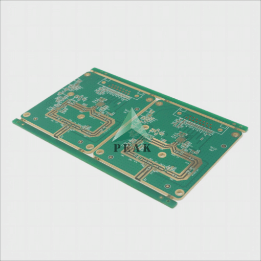 6 Layers Matte Green Edge Plating SYTech S1000-2M ENIG 1u Multilayer PCB