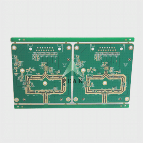 6 Layers Matte Green Edge Plating SYTech S1000-2M ENIG 1u Multilayer PCB