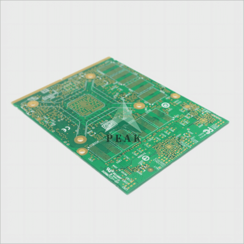 10 Layers Buried Resistance ENIG+Hard Gold (Gold Finger) POFV Multilayer PCB