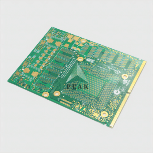 10 Layers Buried Resistance ENIG+Hard Gold (Gold Finger) POFV Multilayer PCB