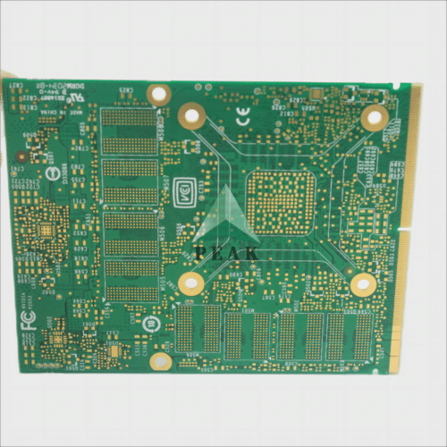 10 Layers Buried Resistance ENIG+Hard Gold (Gold Finger) POFV Multilayer PCB