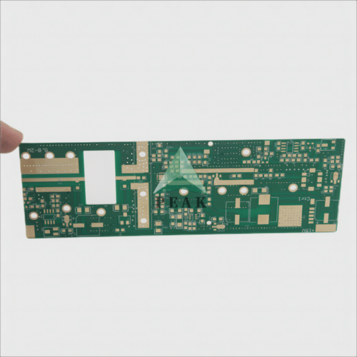 EMC-EM828 (DK3.7; DF0.008)+FR4 ISOLA370HR 4 Layers Hybrid Lamination PCB