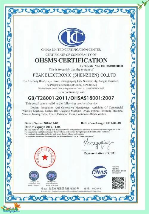 OHSAS: 18001